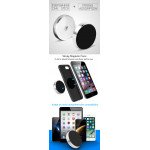 Wholesale Universal Magnetic Cell Phone Stick Anywhere Holder (Black)